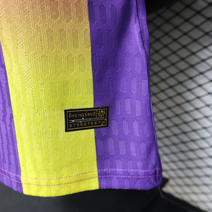 Barca Camisetas de Futbol Player Version 2026-2027 Barcelona Pink/Blue/Yellow Soccer Jersey