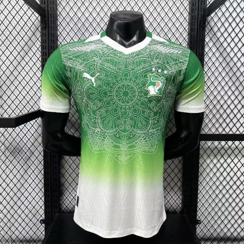 Player Version 2026 Ivory Coast Green Football Shirt Côte d'Ivoire Soccer Jersey
