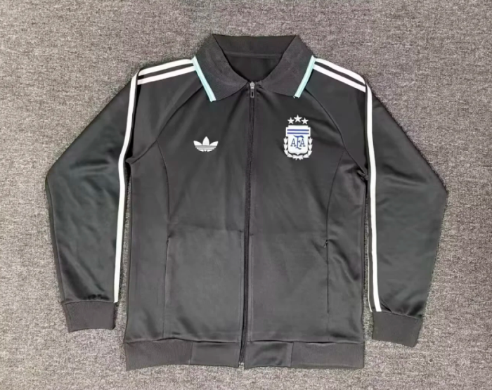 2026-2027 Argentina Black Soccer Jacket Football Jacket
