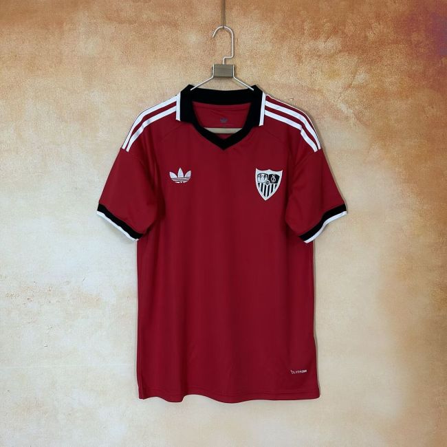 Fans Version 2026-2027 Sevilla Red Soccer Jersey Football Shirt