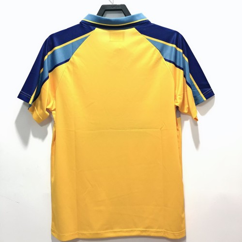 Retro Jersey 1995-1997 Chelsea Away Yellow Soccer Jersey Vintage Football Shirt