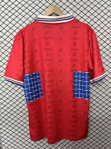 Retro Jersey 1996 Catholic University Away Red Soccer Jersey Universidad Catolica Football Shirt