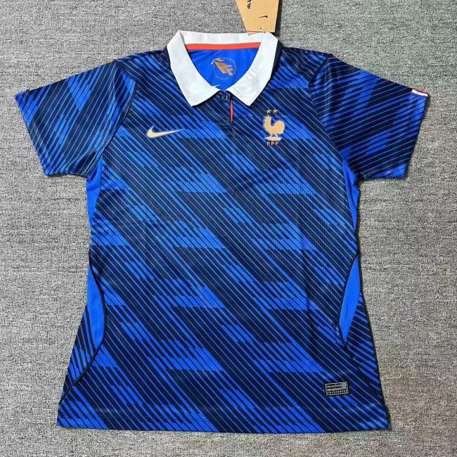 Women 2026 France Home Soccer Jersey Girl Football Shirt