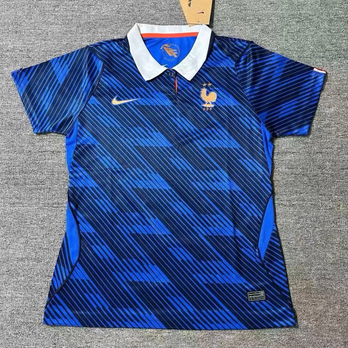 Women 2026 France Home Soccer Jersey Girl Football Shirt