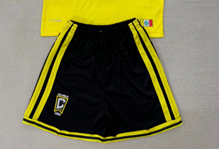 Fan Version 2025-2026 The Columbus Crew Home Soccer Shorts Football Shorts