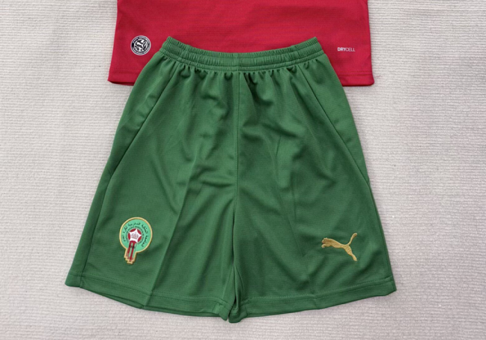 Fan Version 2026 Morocco Home Soccer Shorts Football Shorts