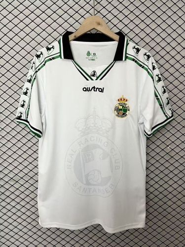 Fan Version 2025-2026 Racing de Santander White Retro Model Soccer Jersey Football Shirt