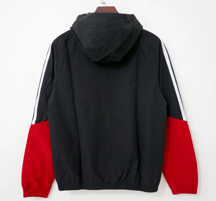 with Caps 2026-2027 Germany Black Soccer Windbreaker Jacket Football Jacket
