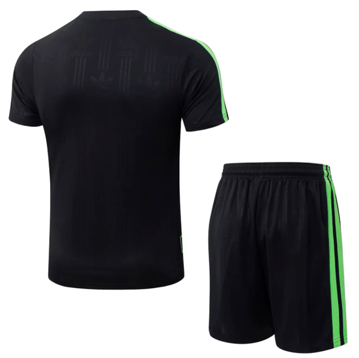 Player Version Adult Uniform 2026 Mexico Black Soccer Training Jersey and Shorts Football Kits