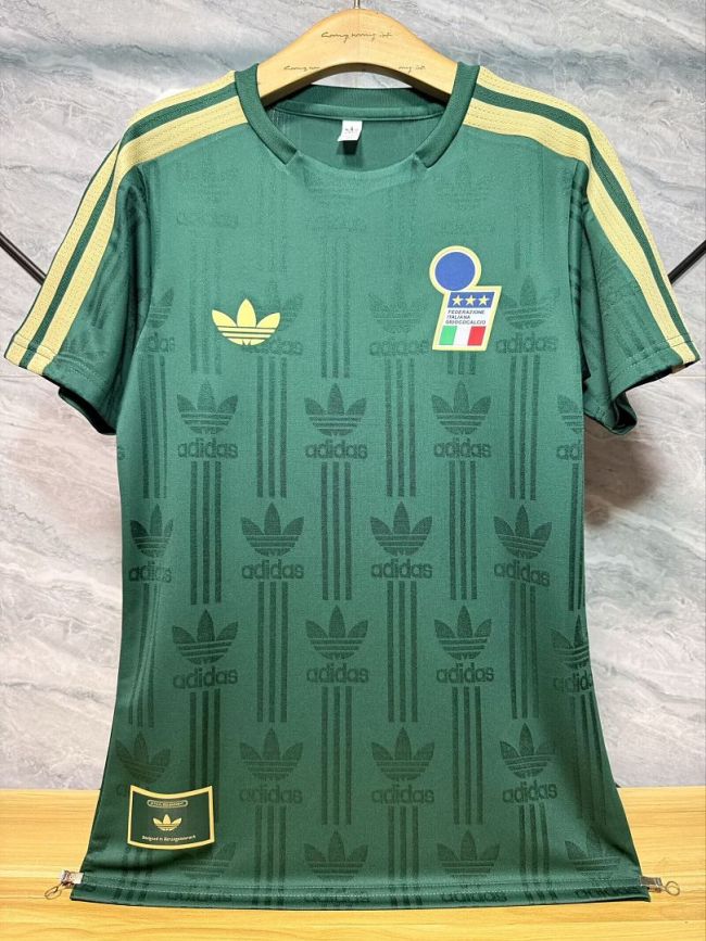 Player Version 2026 Italy Green Retro Model Soccer Training Jersey Football Shirt