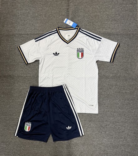 Adult Uniform 2026 Italy Away Soccer Jersey Shorts Men's Football Kit