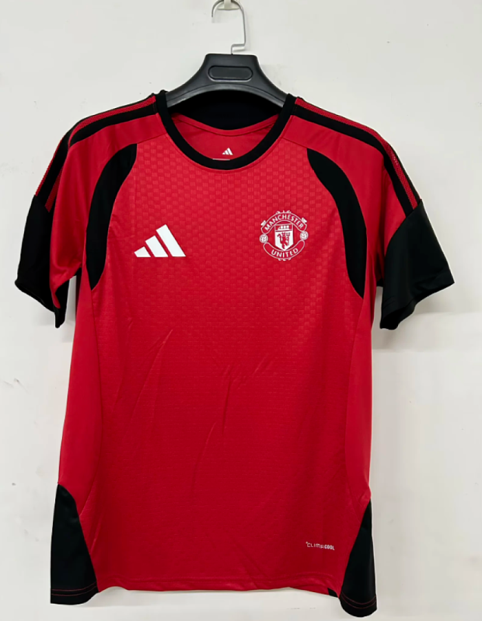 Player Version 2026-2027 Manchester United Red/Black Soccer Training Jersey Football Shirt