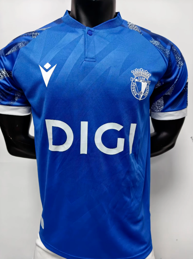 Fans Version 2025-2026 Burgos Fouth Away Blue Soccer Jersey Football Shirt