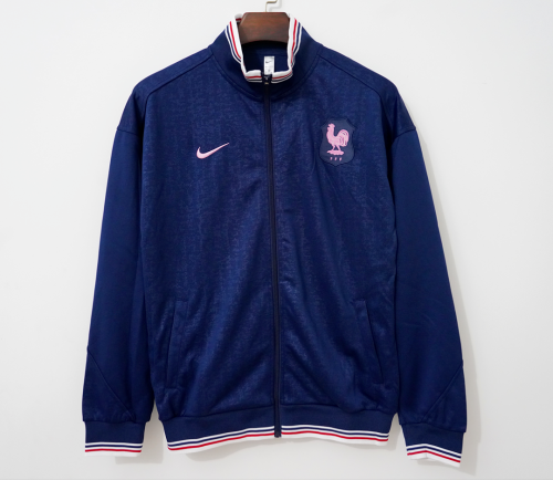 2026-2027 France Dark Blue Soccer Jacket Football Jacket