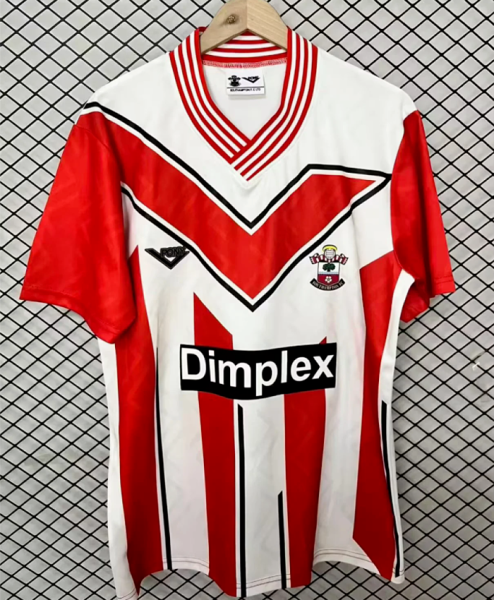 Retro Jersey 1993-1995 Southampton Home Soccer Jersey Vintage Football Shirt