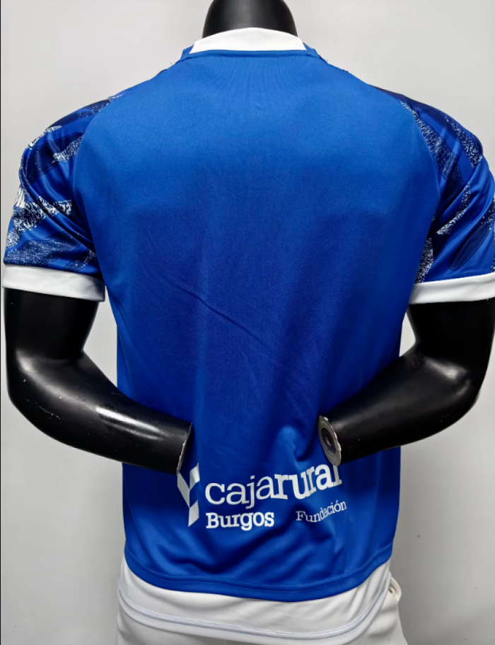 Fans Version 2025-2026 Burgos Fouth Away Blue Soccer Jersey Football Shirt