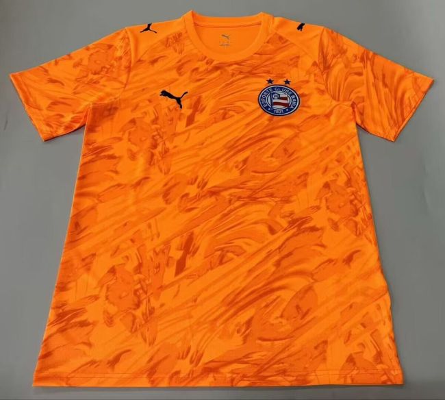 Fan Version 2026-2027 Bahia Orange Goalkeeper Soccer Jersey Football Shirt