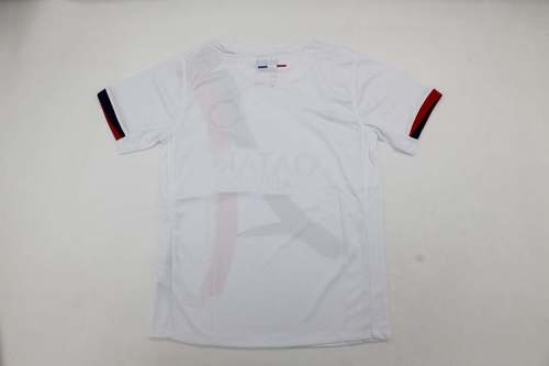 with One Star Fan Version 2025-2026 PSG Away White Soccer Jersey Paris Football Maillot
