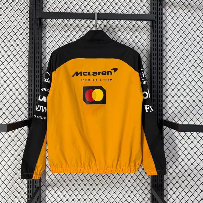 2026 Maclaren Yellow Windbreaker Sweater Racing Hoody