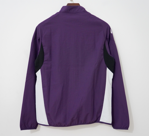 2026-2027 Manchester United Purple/White Soccer Windbreaker Jacket Football Jacket