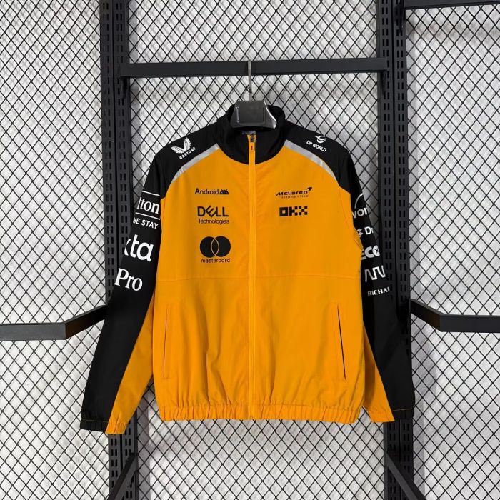 2026 Maclaren Yellow Windbreaker Sweater Racing Hoody