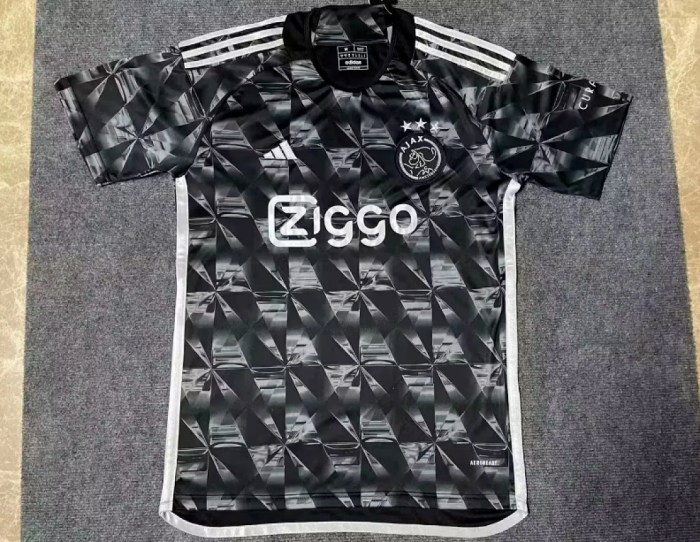 Retro Jersey 2023-2024 Ajax Third Away Black Soccer Jersey Vintage Football Shirt
