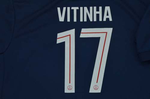 With UCL Winner+Intercontinental Badge Fan Version 2025-2026 PSG VITINHA 17 Home Soccer Jersey Paris Football Maillot