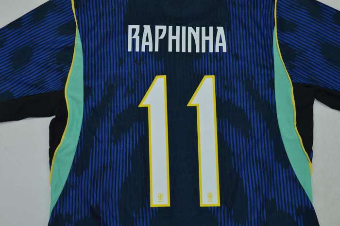 Fan Version 2026 Brazil RAPHINHA 11 Away Soccer Jersey Brasil Camisetas de Futbol