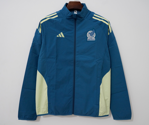 2026-2027 Mexico Dark Green Soccer Windbreaker Jacket Football Jacket