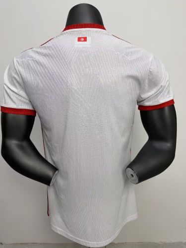 Player Version 2026 Tunisia Away White Soccer Jersey Football Shirt