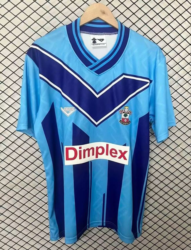 Retro Jersey 1993-1995 Southampton Away Blue Soccer Jersey Vintage Football Shirt