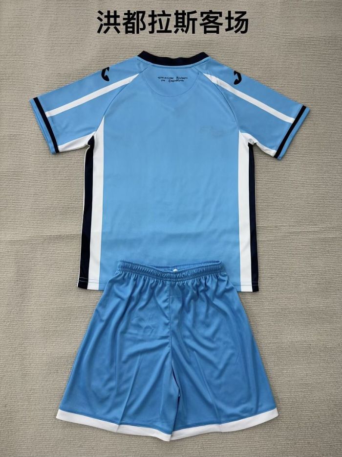 Youth Uniform Kids Kit 2026 Honduras Away Soccer Jersey Shorts Child Football Set