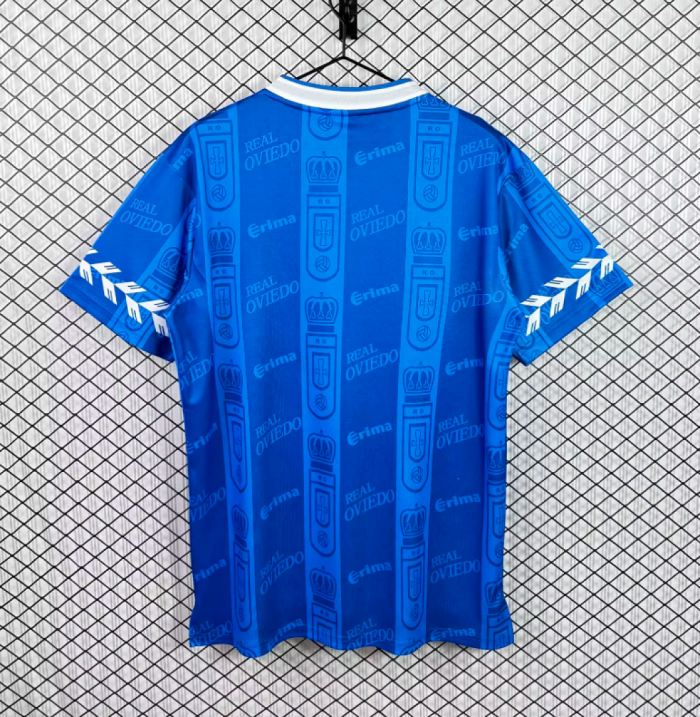 Retro Jersey 1998-1999 Real Oviedo Home Soccer Jersey Vintage Football Shirt