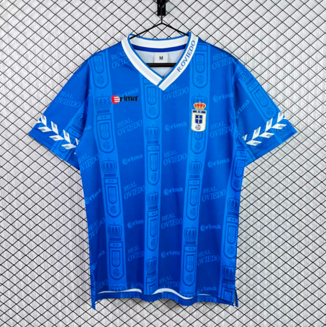 Retro Jersey 1998-1999 Real Oviedo Home Soccer Jersey Vintage Football Shirt
