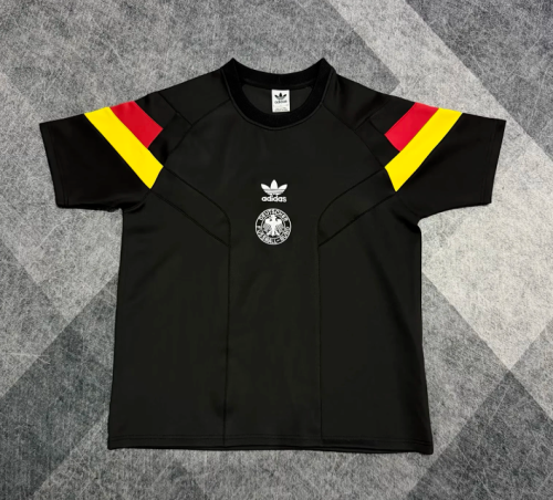 Fan Version 2026 Germany Black Soccer Training Sweater Football Shirt