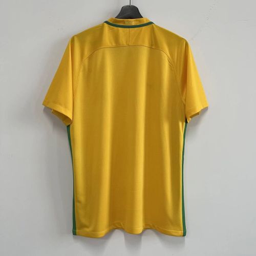 Retro Jersey 2016 Brazil Home Soccer Jersey Vintage Brasil Football Shirt