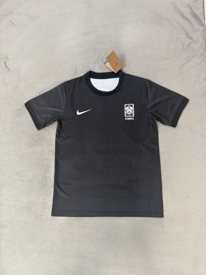 Fan Version South Korea 2026 Black PEACEMINUSONE Version Soccer Jersey Football Shirt