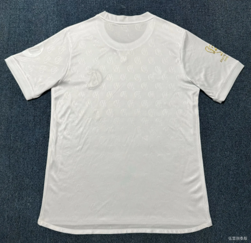 Fan Version 2026-2027 Real Madrid 125th Anniversary White Soccer Jersey Real Football Shirt