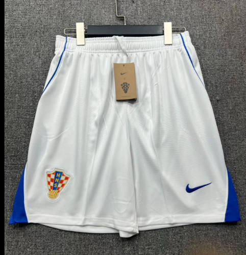 Fan Version 2026 Croatia Home Soccer Shorts Football Shorts