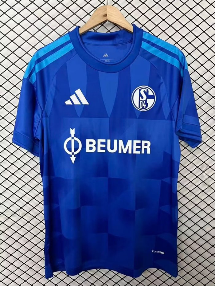 Fan Version 2026-2027 Schalke 04 Home Soccer Jersey Football Shirt