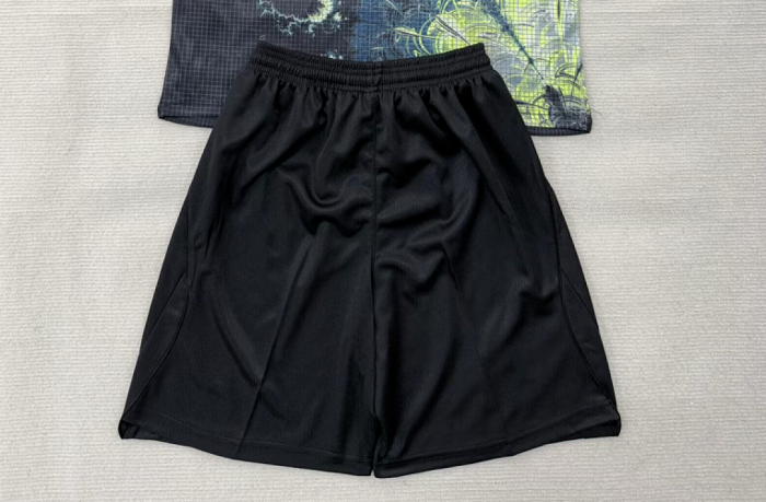 Fan Version 2026 Netherlands Black Goalkeeper Soccer Shorts Football Shorts
