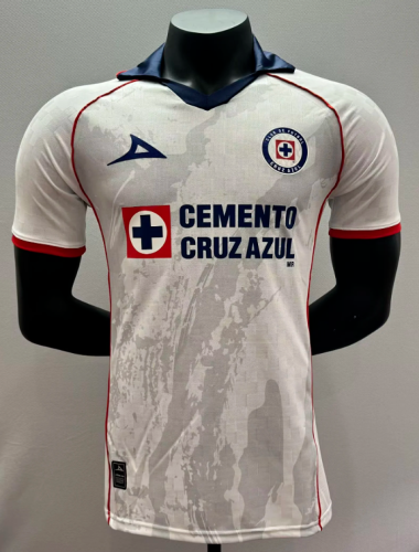 Player Version 2026-2027 Cruz Azul Away White Soccer Jersey Football Shirt