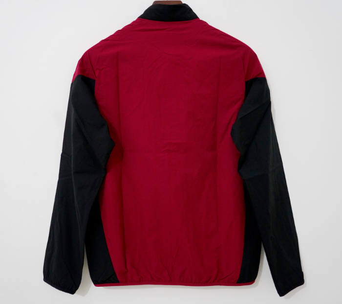 2026-2027 As Roma Red/Black Soccer Windbreaker Jacket Football Jacket