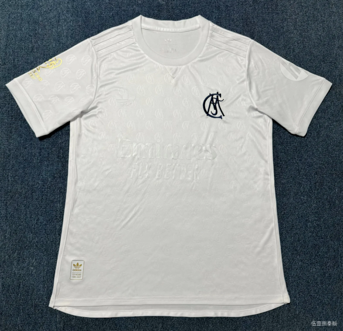 Fan Version 2026-2027 Real Madrid 125th Anniversary White Soccer Jersey Real Football Shirt