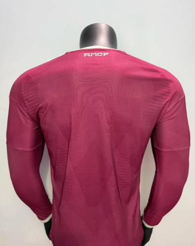 Long Sleeve Player Version 2026-2027 Real Madrid Third Away Soccer Jersey Real Football Shirt