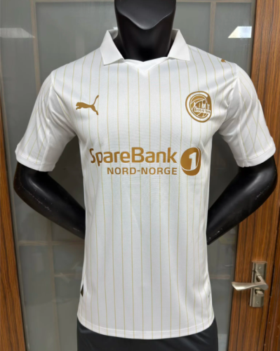 Fan Version 2026-2027 FK Bodø/Glimt Away White Soccer Jersey Football Shirt