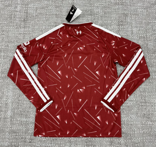 Long Sleeve Fan Version 2026-2027 Liverpool Home Soccer Jersey Football Shirt