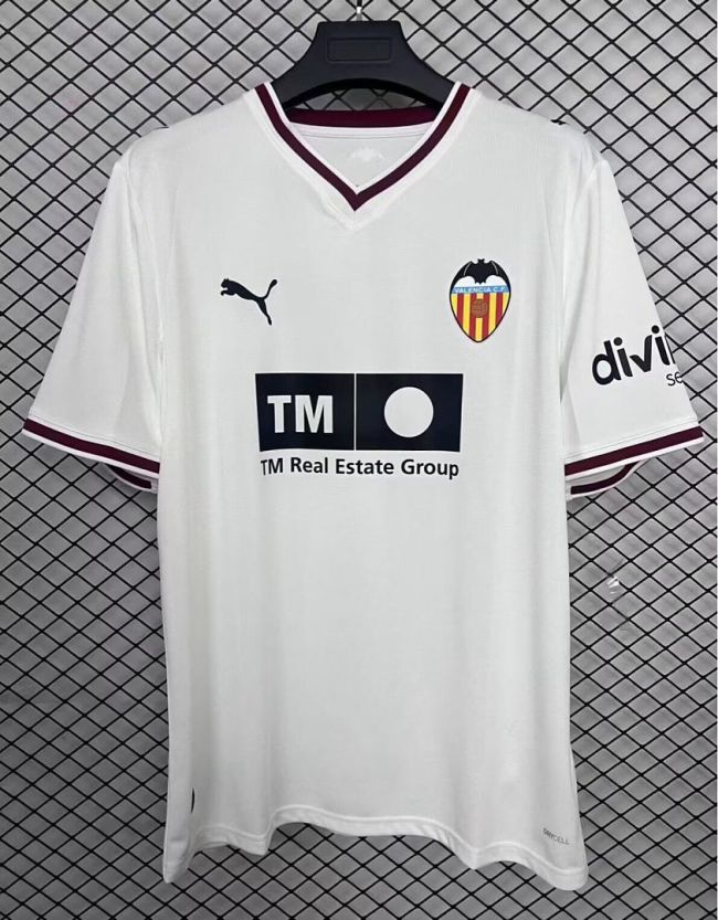 Fans Version 2026-2027 Valencia Home Soccer Jersey Football Shirt