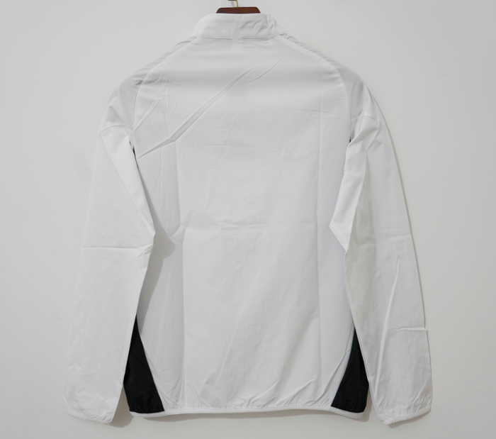 2026-2027 Liverpool White/Black Soccer Windbreaker Jacket Football Jacket
