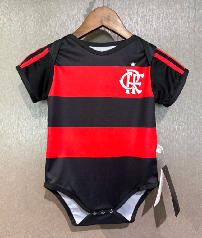 Baby Cloth 2026-2027 Flamengo Home Soccer Jersey Baby Onesies